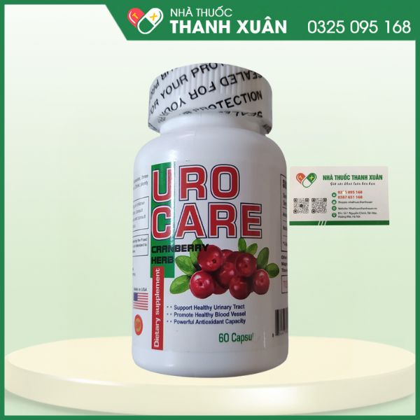 Urocare Cranberry Herb - Ngăn ngừa nhiễm trùng đường tiết niệu